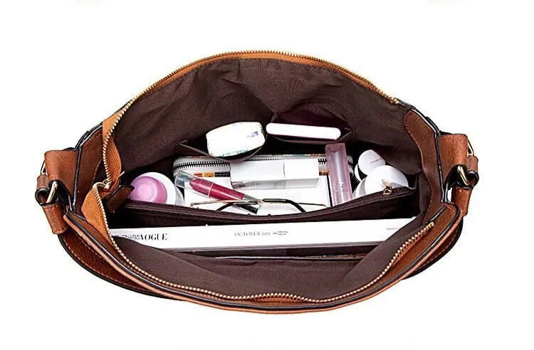 Bolsa Feminina de Ombro em Couro PU