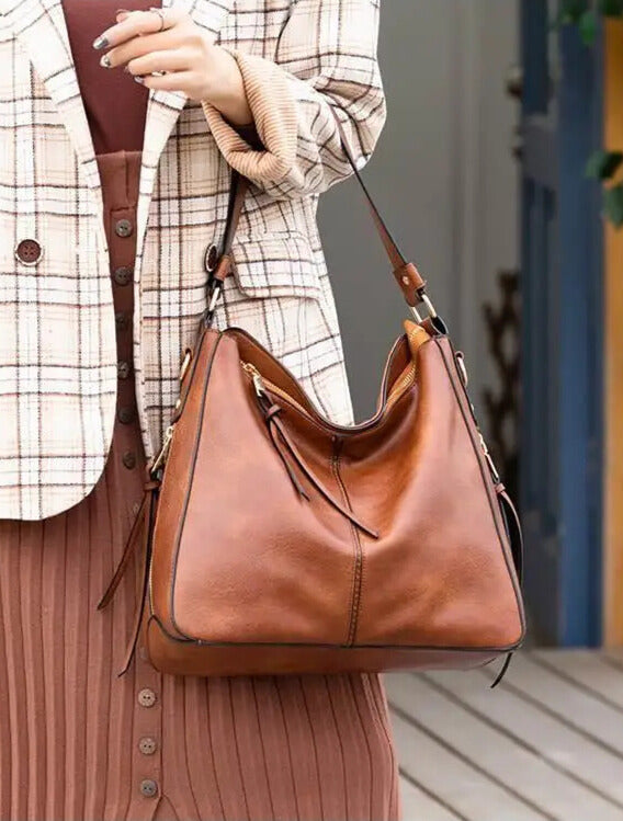 Bolsa Feminina de Ombro em Couro PU