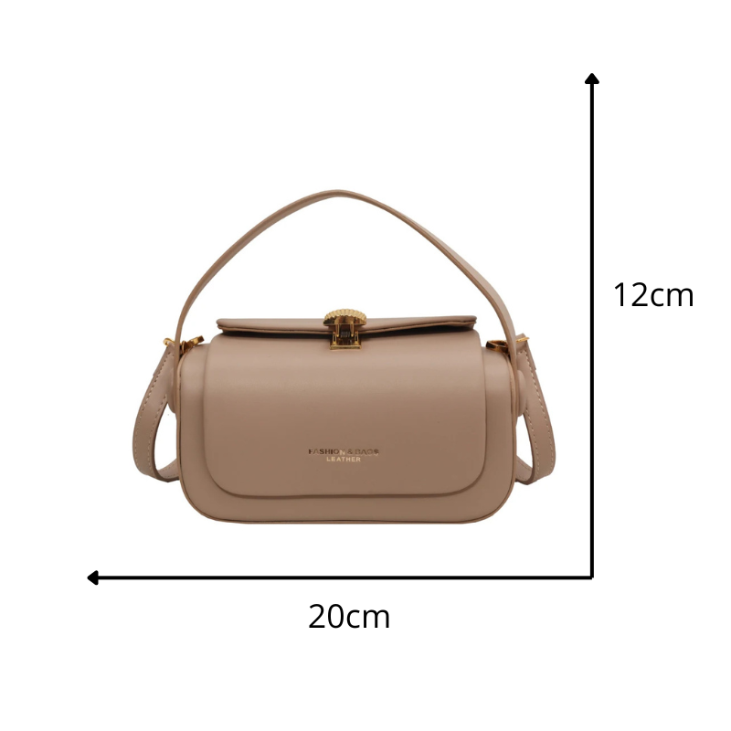 Bolsa Minimalista em Couro - Khaky