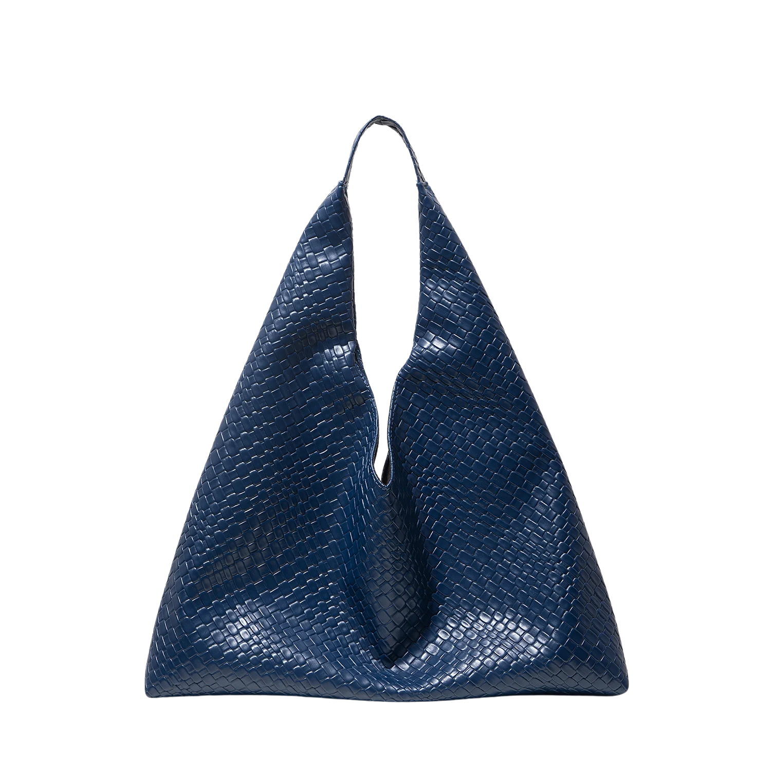 Bolsa Retrô em Couro - Azul