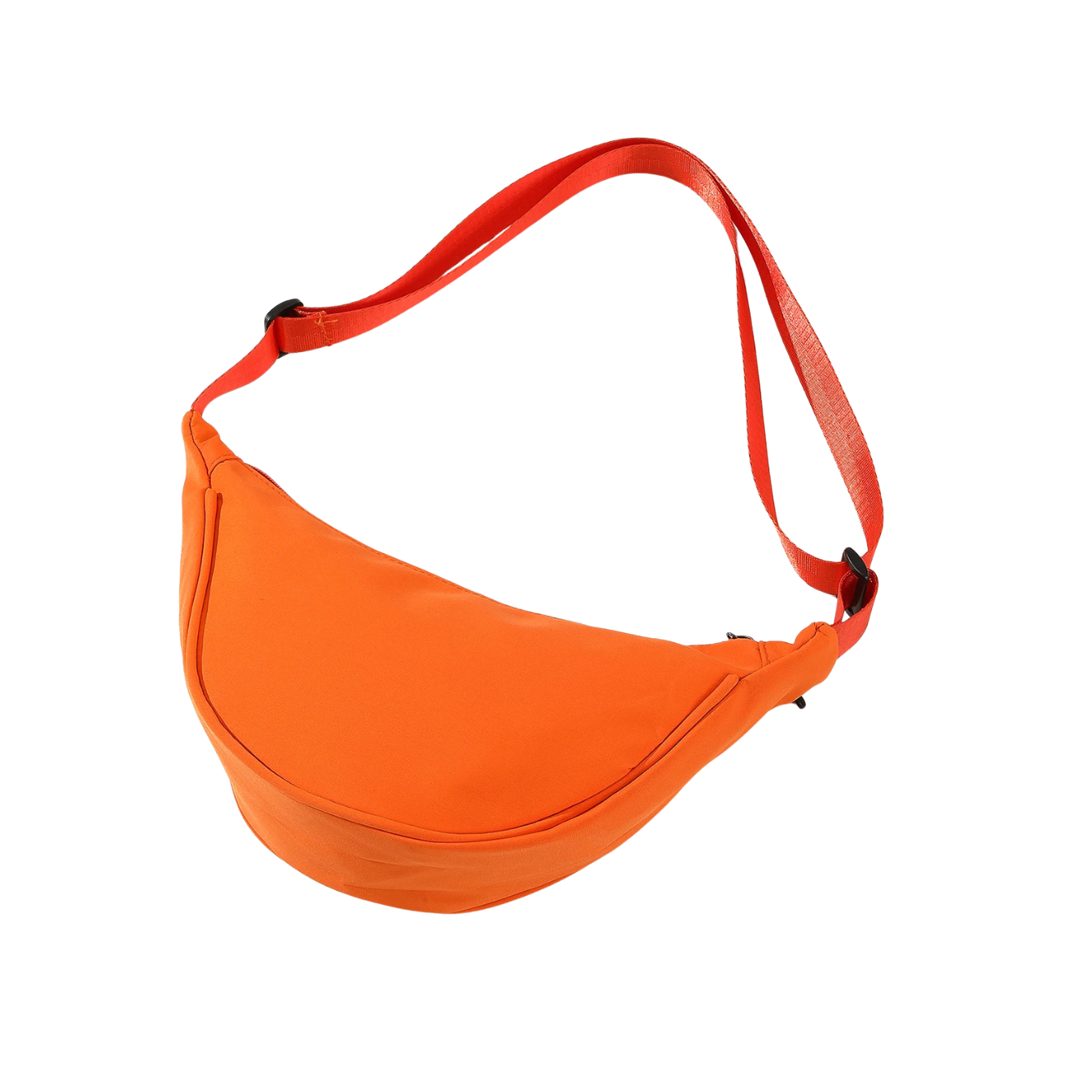 Bolsa Cross Body Transversal de Nylon na cor LARANJA
